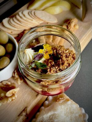 wine and desserts tasting